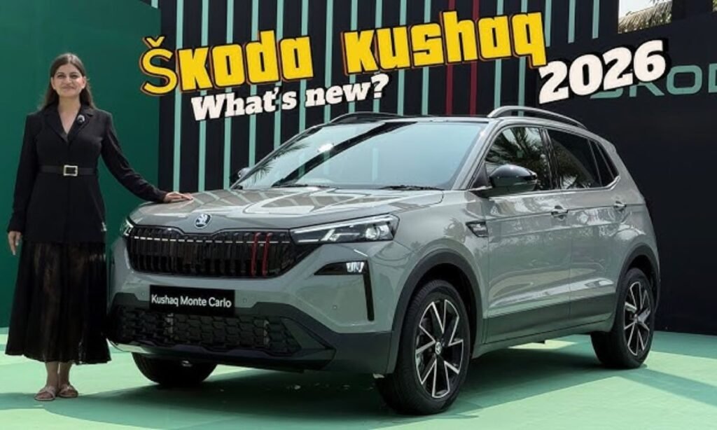 2026 Skoda Kushaq Facelift Premium SUV - Panoramic Sunroof,
