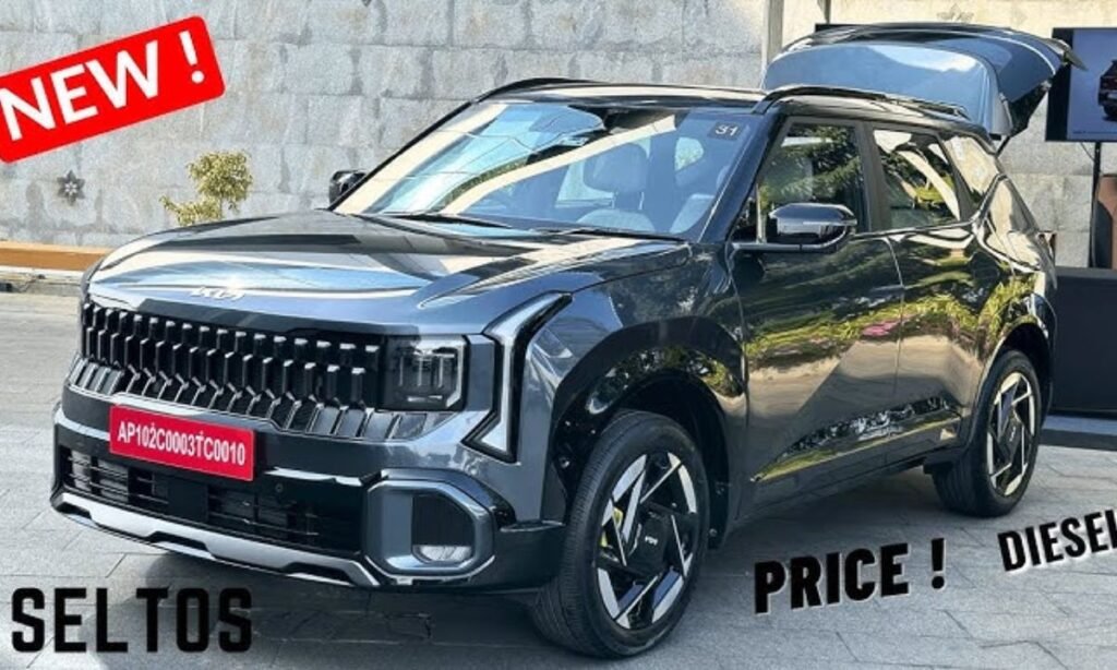 New 2026 KIA SELTOS Updated BASE MODEL Black Colour
