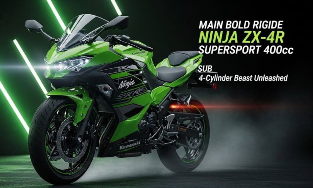 Kawasaki Ninja ZX-4R 2026: Four-Cylinder Sportbike,