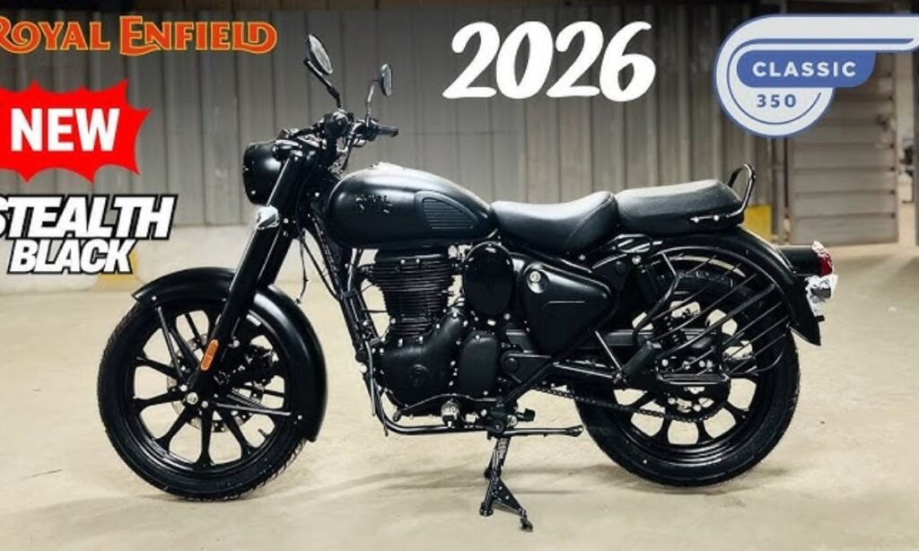 Royal Enfield Classic 350 Stealth Black 2026: New Updates,