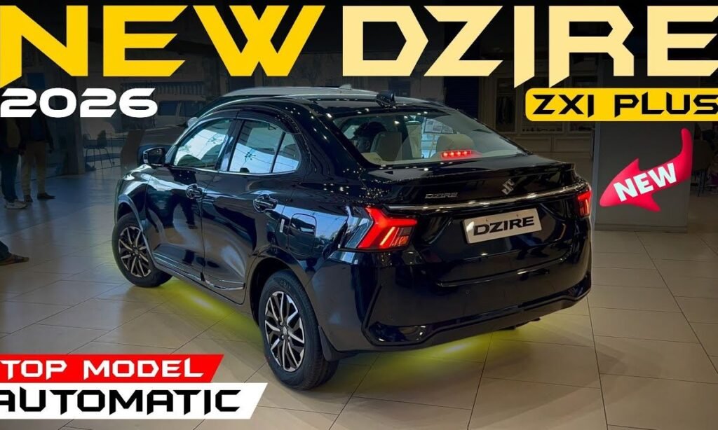 Maruti Suzuki Dzire Zxi Plus Automatic Top Model 2026 GST Price